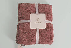 Набір рушників 50х85, 70х140 теракотовий Pavia 23391