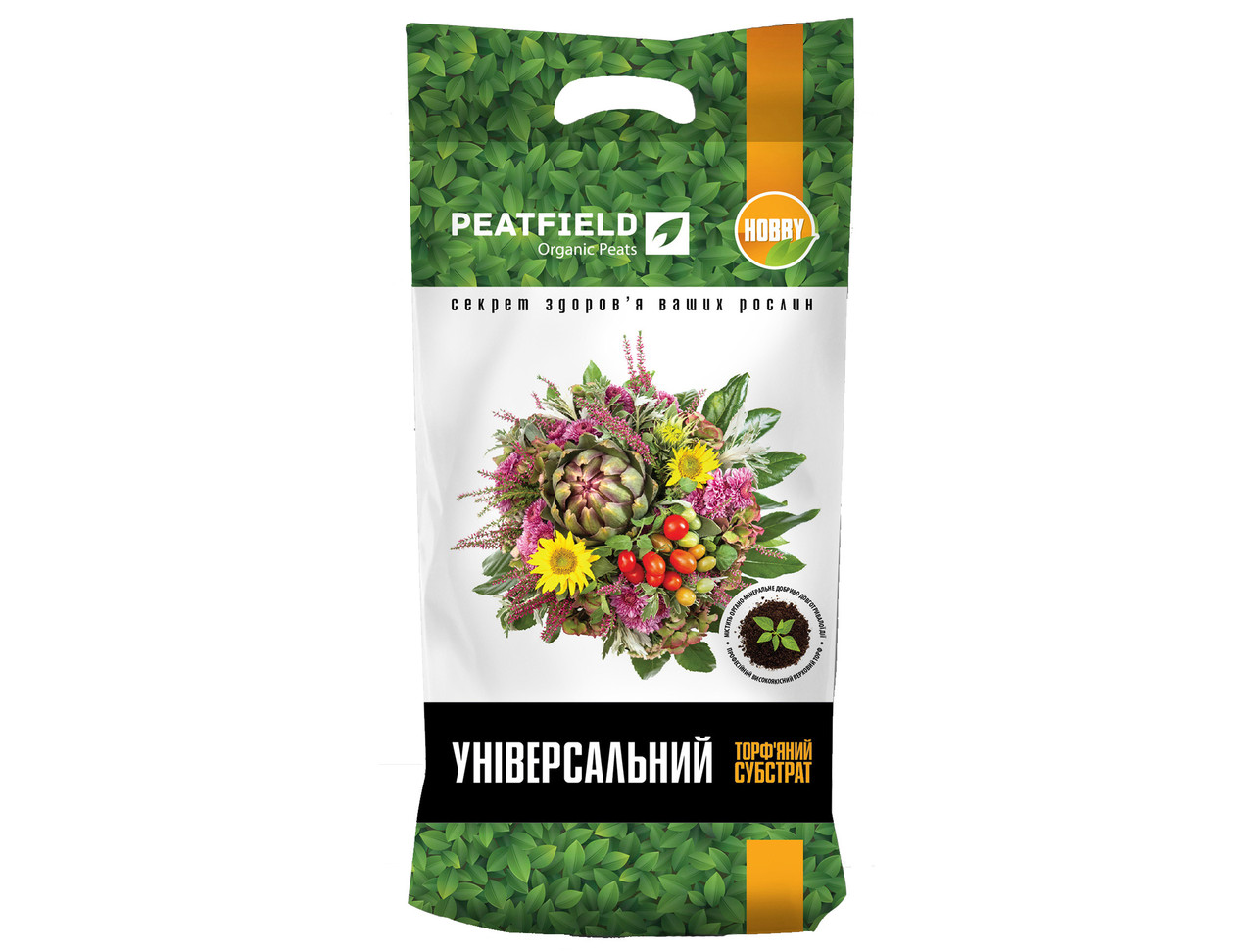 Торфяний субстрат PEATFIELD HOBBY Універсальний 20 л