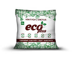 Торфяний субстрат ECO PLUS Хоббі для кактусів 3 л