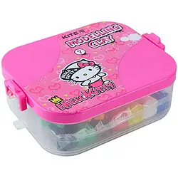 Пластилін Kite Hello Kitty 7 кольорів у боксі 380 г + 8 інструментів HK22-080