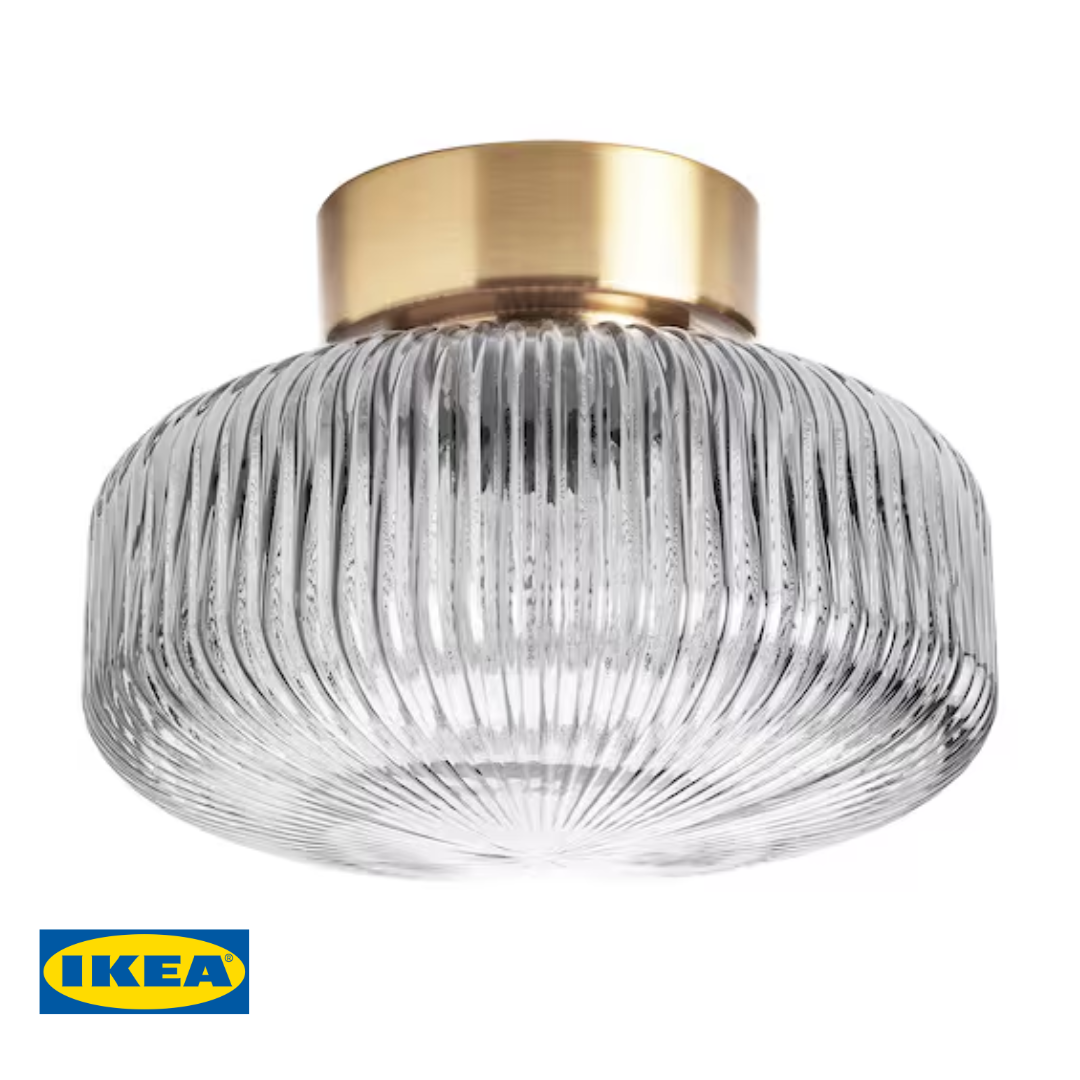 Стельовий світильник IKEA SOLKLINT 404.720.31 Скляний