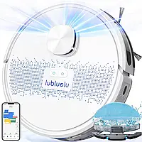Робот-пилосос миючий Lubluelu SL60D (сухе та вологе прибирання, потужністю всмоктування 3000 Па)
