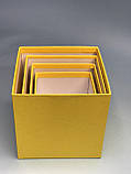 Міні-кубик з 4-х коробочок (жовтий), фото 2