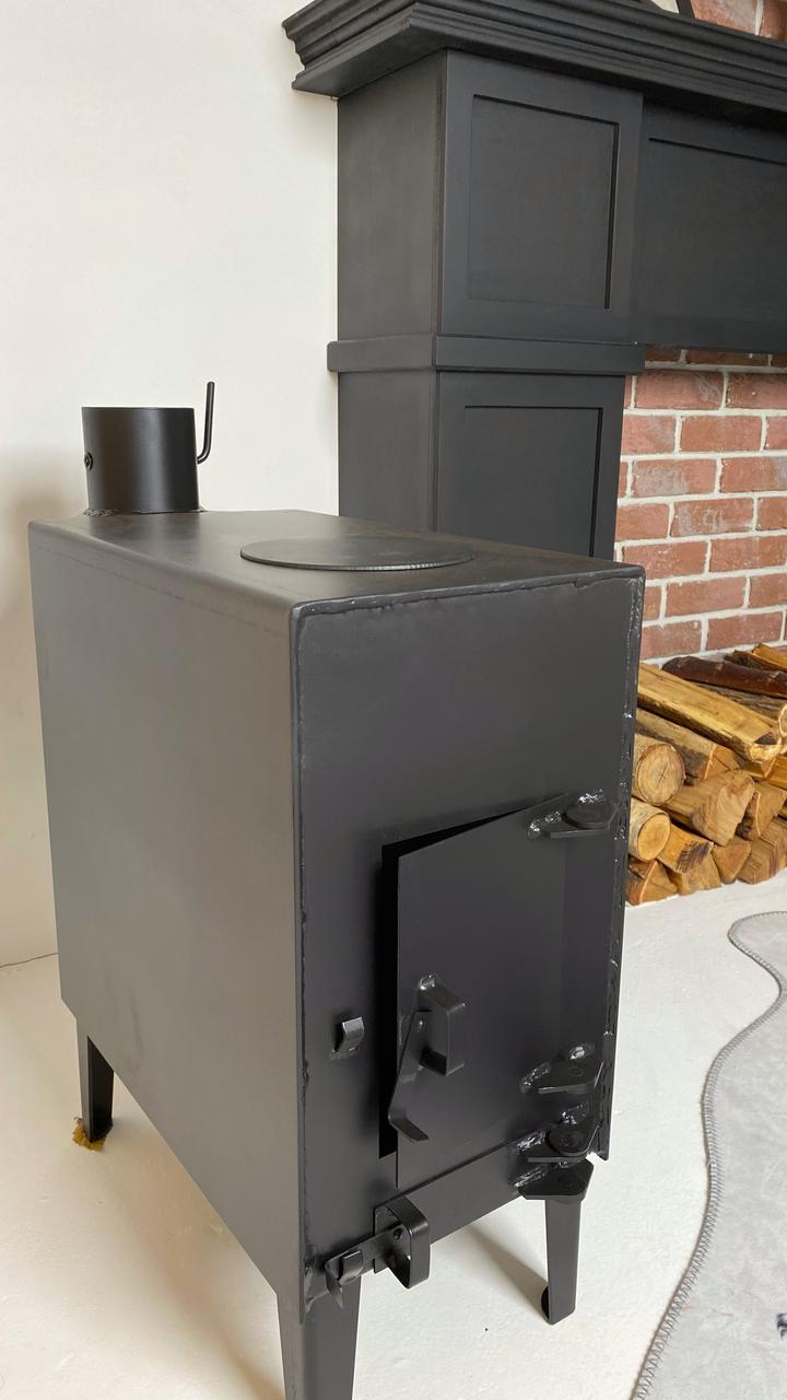 Піч-буржуйка BP-60V опалювальна з варильною поверхнею 4 мм, фото 1