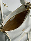 Жіноча сумка Пінко біла Pinko White Mini Brioche Bag Hobo, фото 6