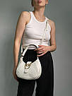 Жіноча сумка Пінко біла Pinko White Mini Brioche Bag Hobo, фото 9