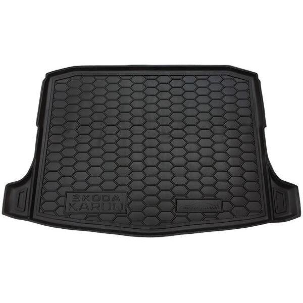 Килимок у багажник Skoda Karoq 2018- нижній для дворівневої підлоги  (Avto-Gumm)