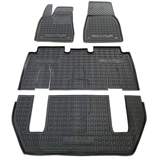Автомобільні килимки в салон Tesla Model X 2016- 7 мест (Avto-Gumm), фото 1