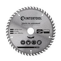 Диск для деревини з твердосплавними напайками 190*30*1.5 мм, 50Т INTERTOOL CT-3042