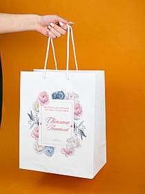 Друк Пакетів Люкс Подарункових Весільних 260*150*320 мм
