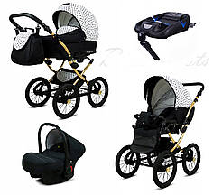 Дитячий візочок 4в1 BabyLux Margaret Gold