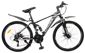Гірський двопідвісний 26 Tornado велосипед disk (2 амортизатори)