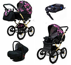 Дитячий візочок 4в1 BabyLux Margaret Gold