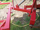 Посилені граблі ворошилки ГКП-4 сонечка навісні до трактора (посилена рама з профільної потовщеної труби, оцинковані зуби ∅ 6 мм), фото 7