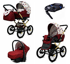 Дитячий візочок 4в1 BabyLux Margaret Gold