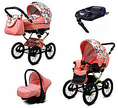 Дитячий візочок 4в1 BabyLux Margaret Gold