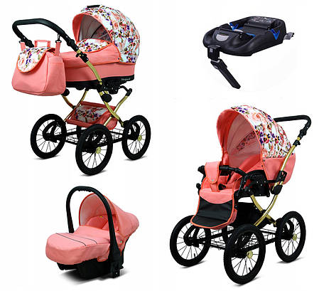 Дитячий візочок 4в1 BabyLux Margaret Gold, фото 1