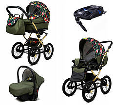 Дитячий візочок 4в1 BabyLux Margaret Gold