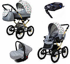 Дитячий візочок 4в1 BabyLux Margaret Gold