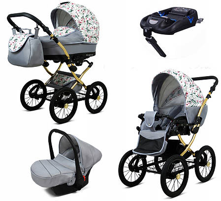 Дитячий візочок 4в1 BabyLux Margaret Gold, фото 1