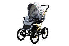 Дитячий візочок 4в1 BabyLux Margaret Gold, фото 4
