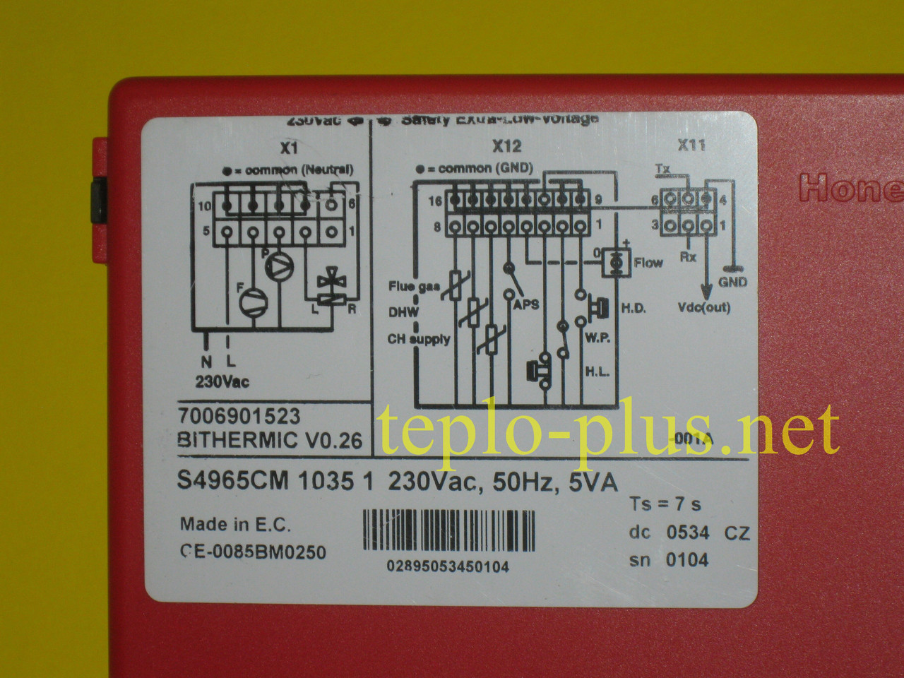 Плата розпалювання Honeywell S4965CM1035 7006901523 (bithermic) E. C. A. Proteus, Colora, Confeo, Fortius, фото 3
