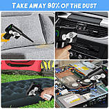 СТОК без коробки Пилосос зі стисненим повітрям з безщітковим двигуном, 3-швидкісний електричний пилосос Air Duster, електричний, фото 6