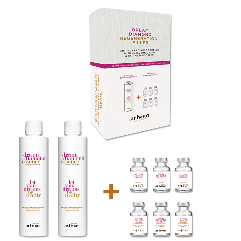 Набір для глибокого відновлення Dream Diamond Regenaration Filler 6 ампул + 2еліксира, фото 1
