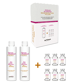 Набір для глибокого відновлення Dream Diamond Regenaration Filler 6 ампул + 2еліксира