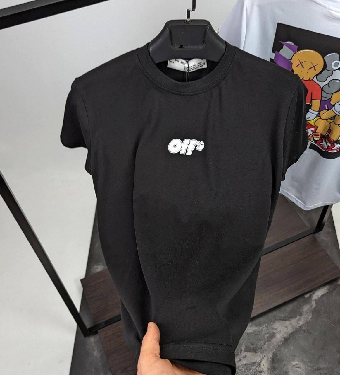 Чоловіча футболка Off-White CK7877 чорна