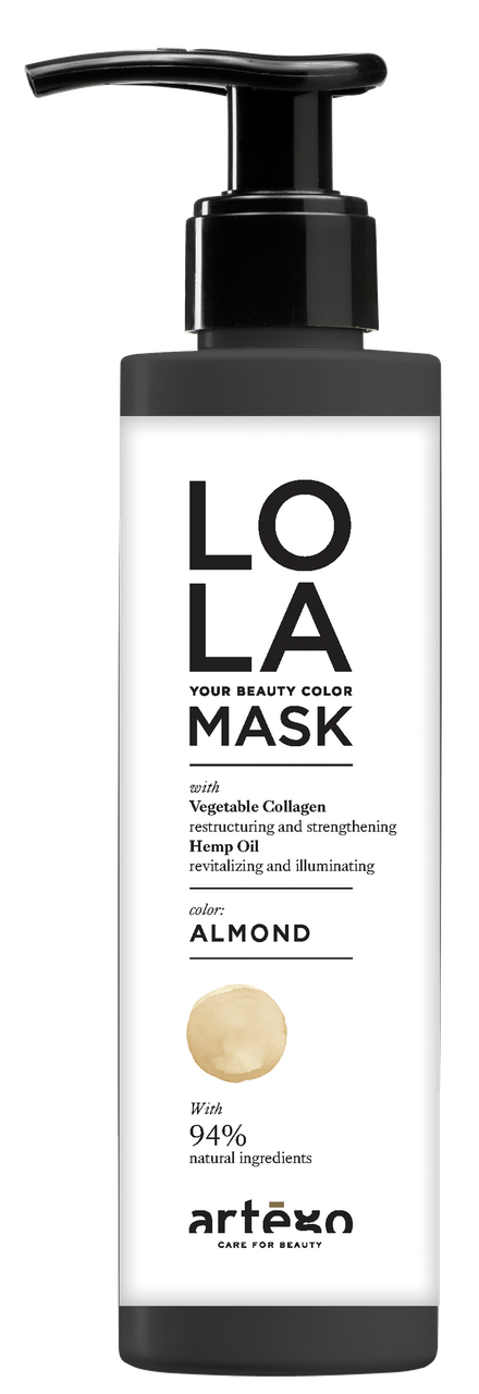 Your Beauty Color Mask - ALMOND 200мл для пом'якшення зол. відтінку, надання пісочного тону