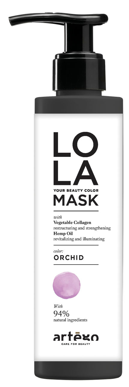 LOLA Your beauty color mask ORCHID 200мл нейтр-ція жовтого відтінку, надання платинового відтінку