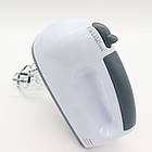 Міксер ручний + насадки для тіста, 7 швидкостей, 100Вт, DSP KM-2033, Сірий / Міксер кухонний / Електроміксер, фото 4