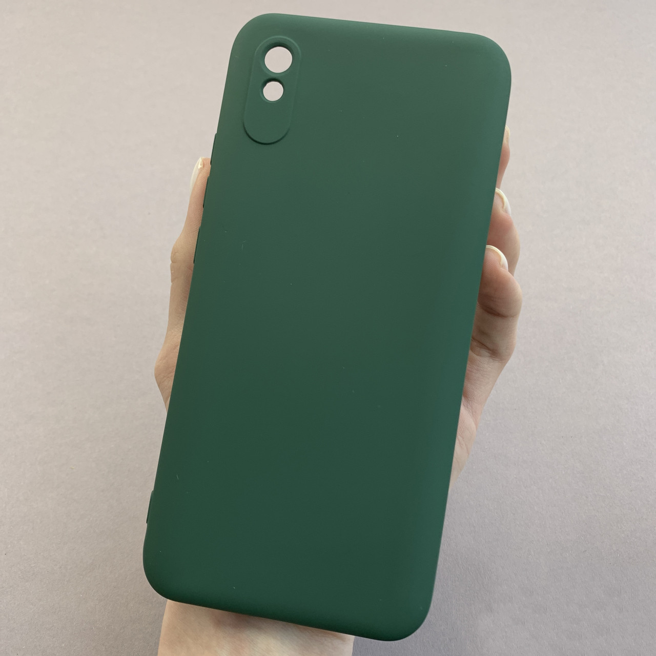 Чохол для Xiaomi Redmi 9A чохол накладка із закритою камерою на телефон сяомі редмі 9а зелений q7n