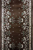 Коричнева килимова доріжка хіт-сет Вівальді 2940 C8 ширина 120 см