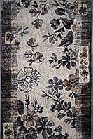 Сіра килимова доріжка хіт-сет Манхеттен 3227 A4 ширина 120 см