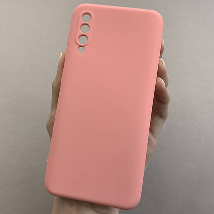 Чохол для Samsung Galaxy A50s чохол накладка із закритою камерою на телефон самсунг а50с рожевий q7n, фото 1