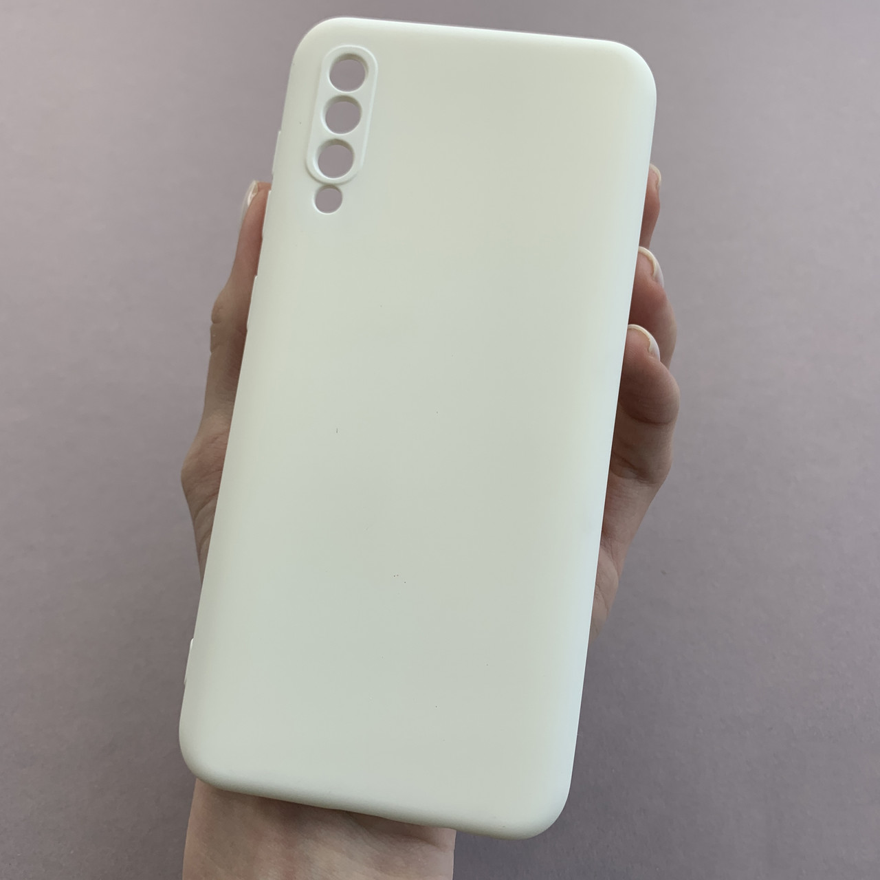 Чохол для Samsung Galaxy A50s чохол накладка із закритою камерою на телефон самсунг а50с білий q7n
