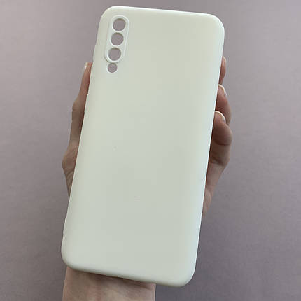 Чохол для Samsung Galaxy A50s чохол накладка із закритою камерою на телефон самсунг а50с білий q7n, фото 1