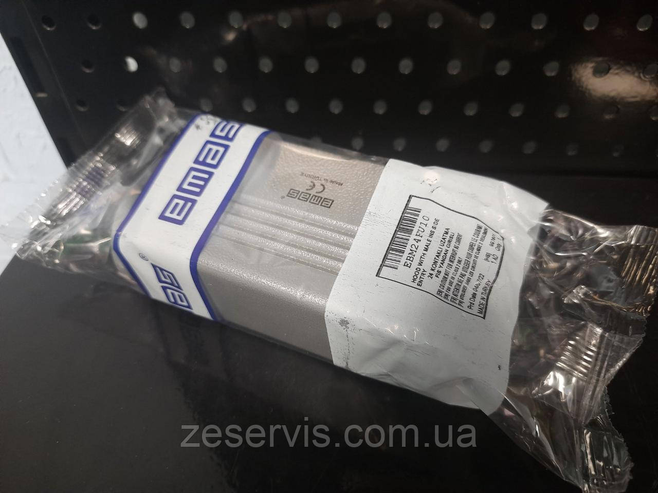 Корпус EBM24FU10 з вилкою, 24 виводи, 1 боковий ввід, EMAS, фото 1