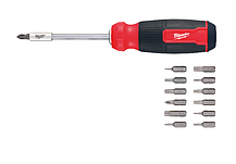 Викрутка TORX (Т40-Т6) РН1,2 1/4" 14шт зі змінними вставками MILWAUKEE 4932492810, фото 5