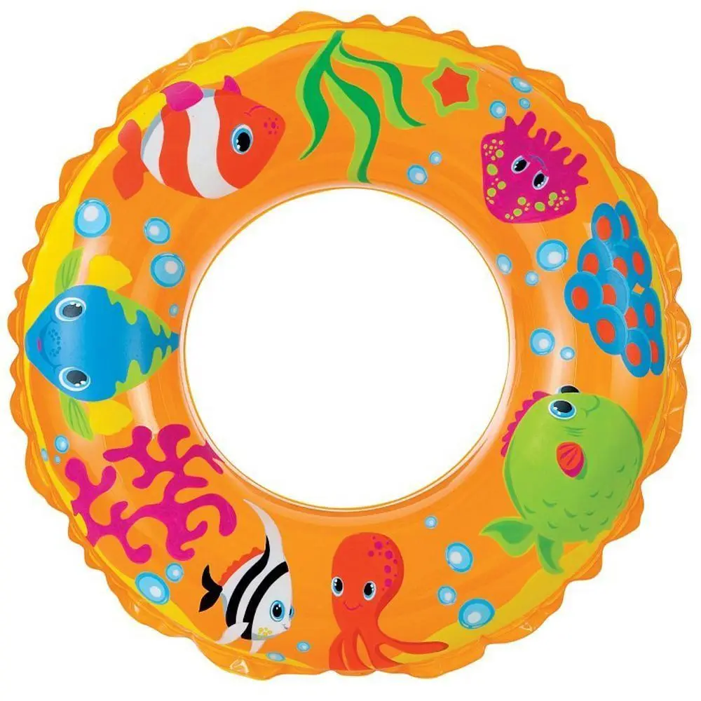 Коло надувне для плавання INTEX 59242 Рибки, 61 см, фото 1