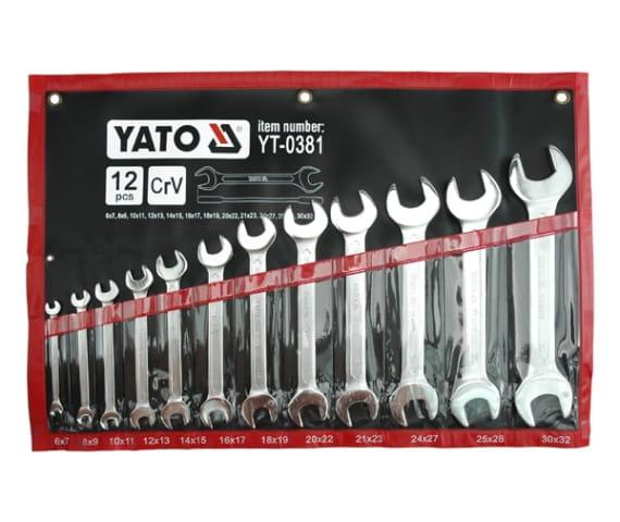 Набір гайкових ріжкових ключів Yato YT-0381, фото 1