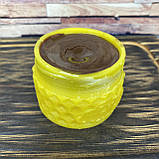 Восковий крем для шкіри з какао тертим у баночці з воску 100 мл, фото 7