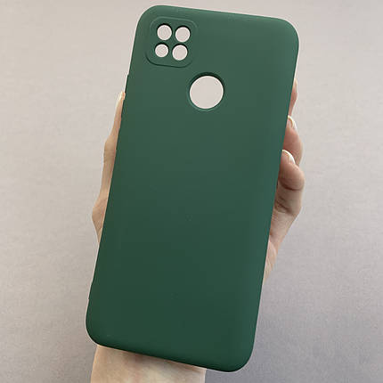Чохол для Xiaomi Redmi 9C чохол накладка із закритою камерою на телефон сяомі редмі 9с зелений q7n, фото 1
