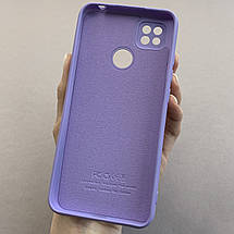 Чохол для Xiaomi Redmi 9C чохол накладка із закритою камерою на телефон сяомі редмі 9с бузковий q7n, фото 3