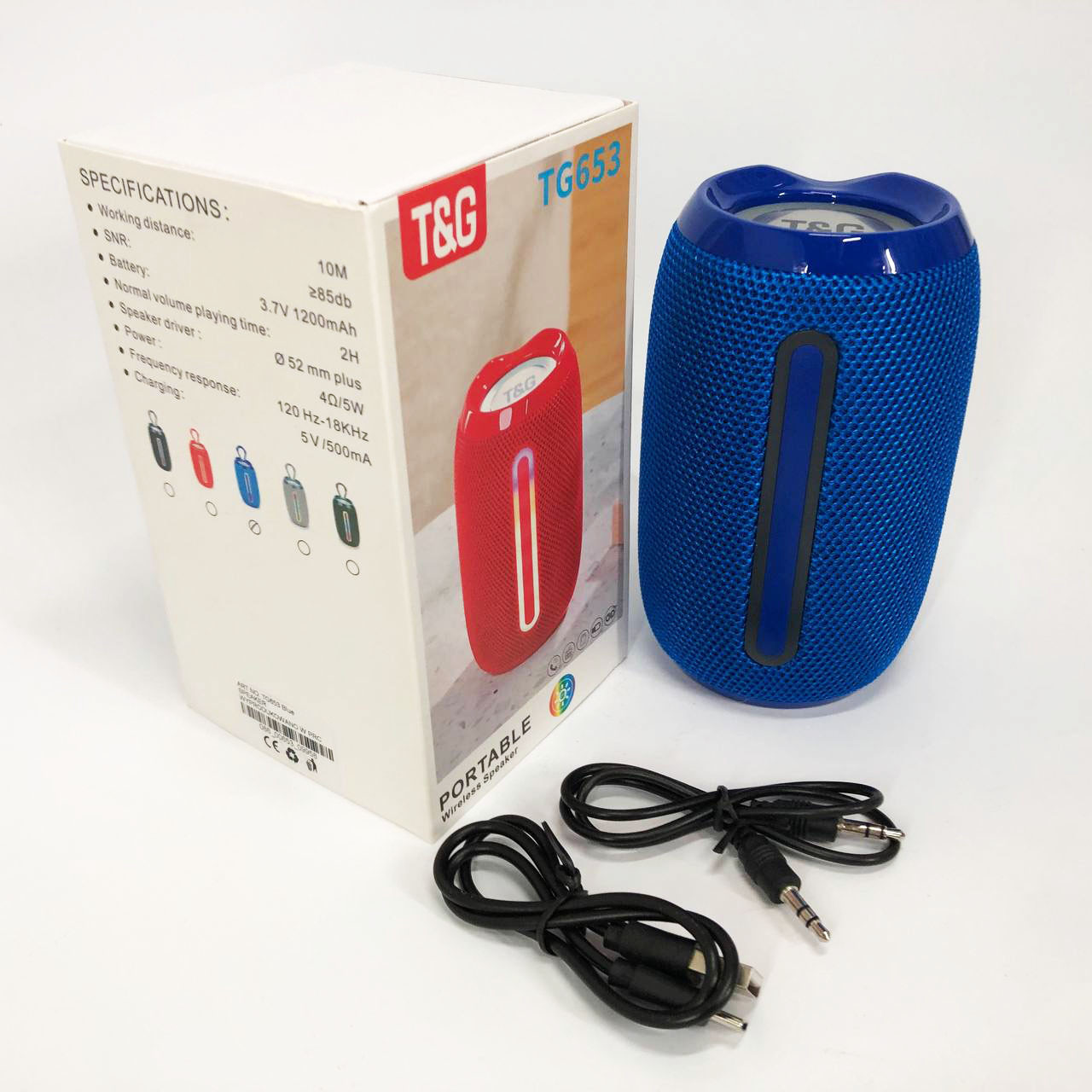 Портативна колонка з Bluetooth TG653, Бездротова акустика портативна потужна, SL-555 Акустичні колонки