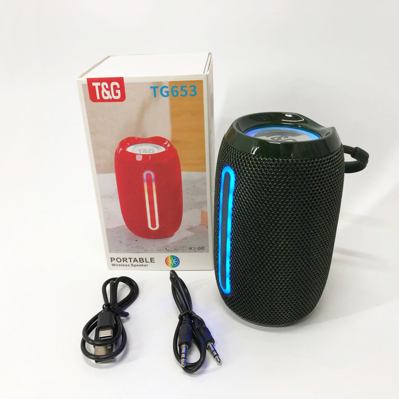 Портативна бездротова колонка з хорошим звуком TG653, Bluetooth колонка для LA-410 гарної музики