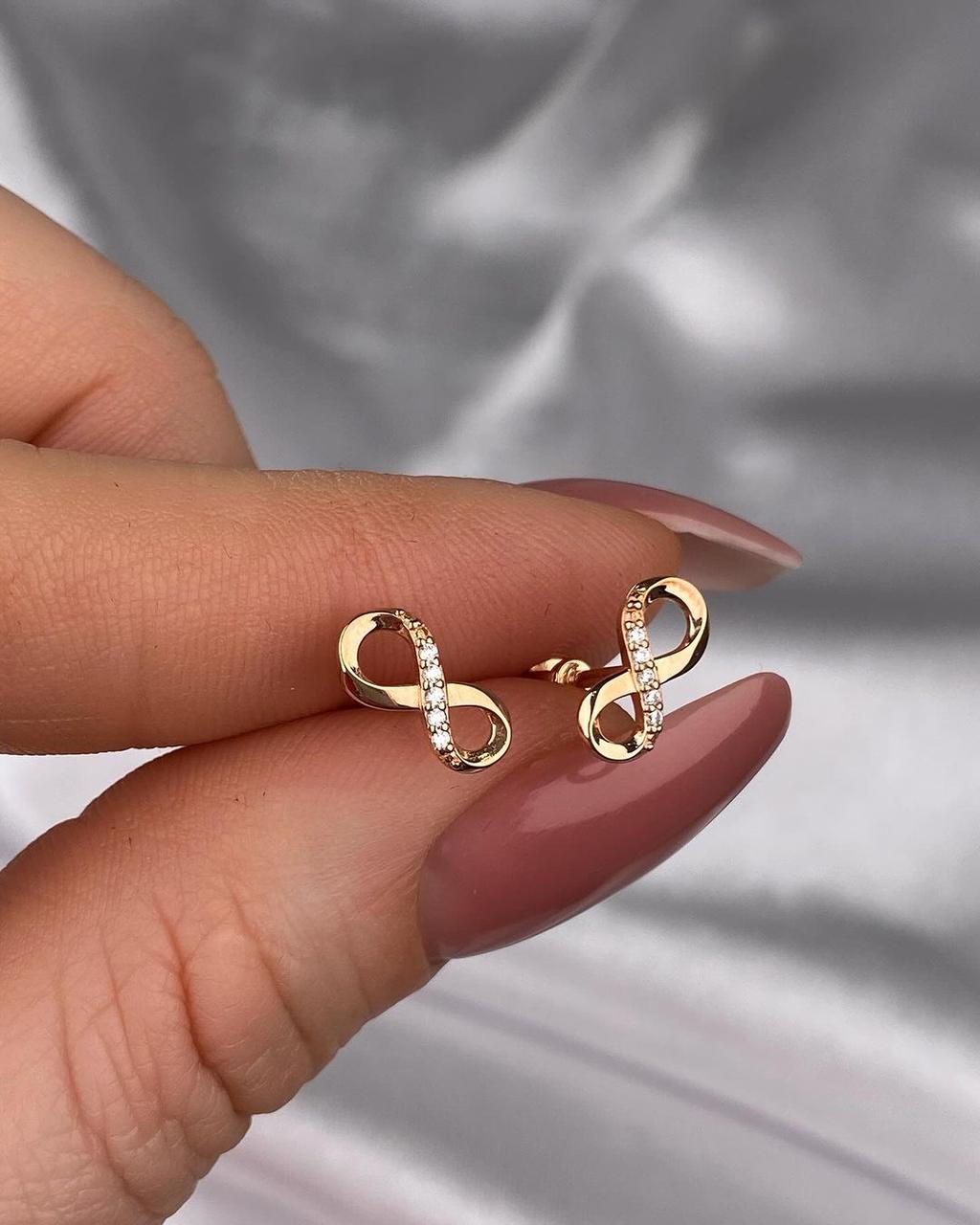 Пусети у позолоті, фото 1