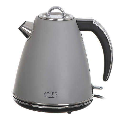 Чайник Adler AD 1343 grey 1.5L 1850-2200W